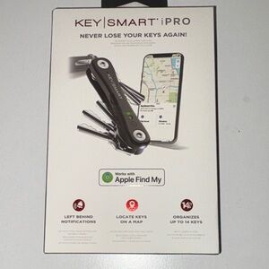 iPro Key Organizer with Apple Find My - Black